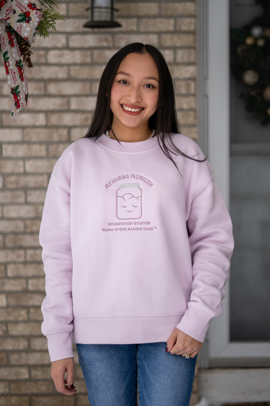 Always Hungry Crewneck - Lavender