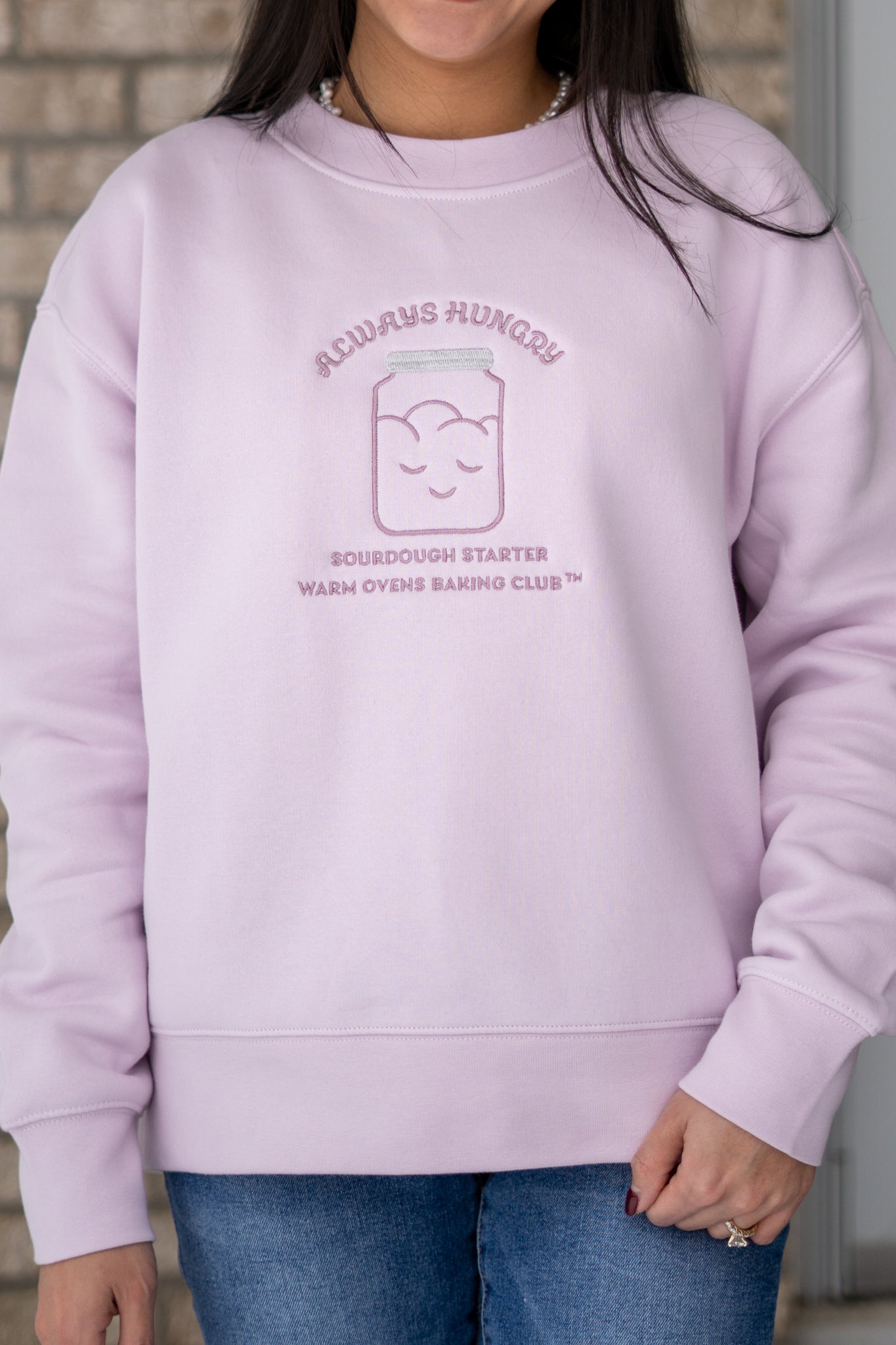 Always Hungry Crewneck - Lavender
