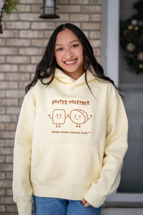 Butter Together Hoodie - Butter Yellow